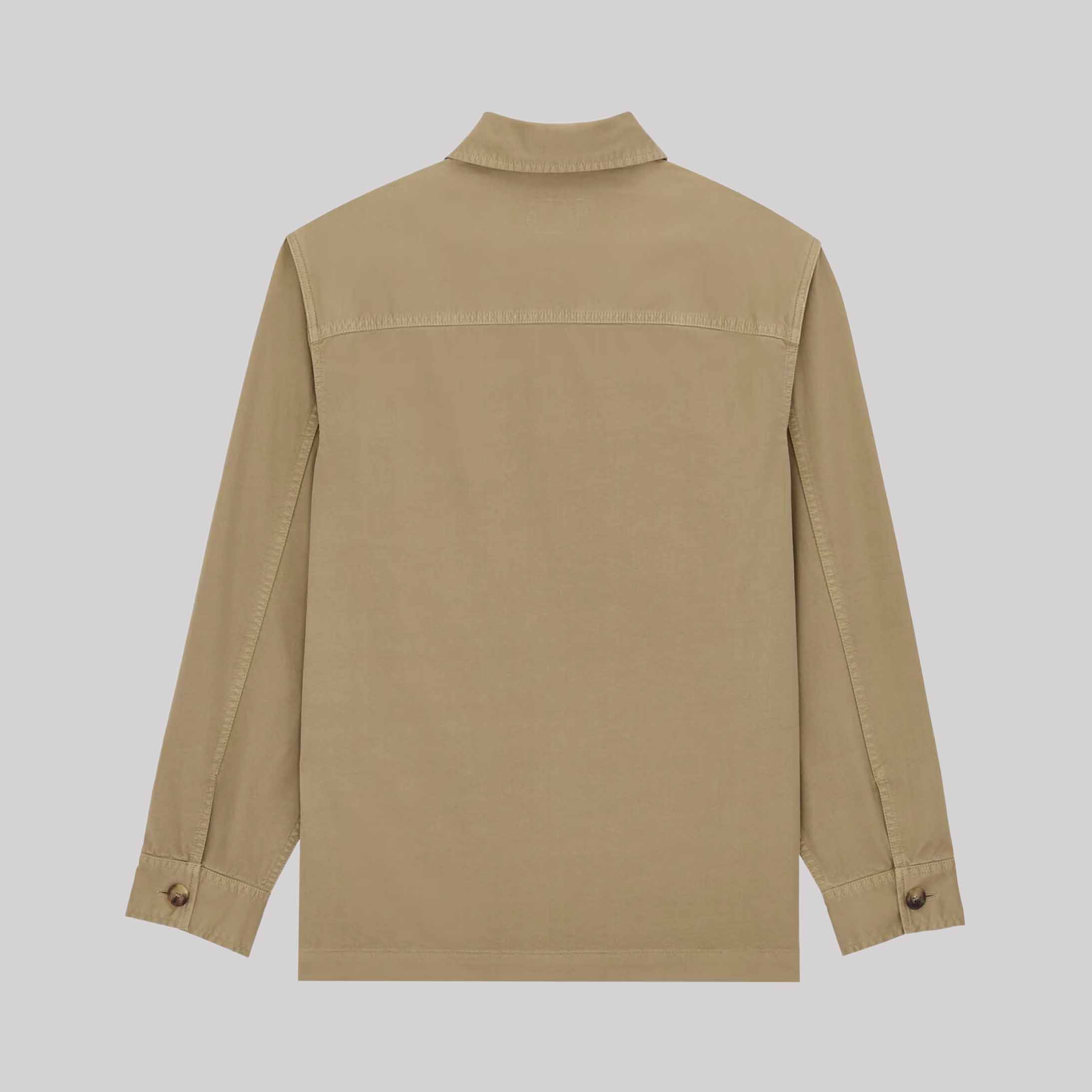 Cassandre Overshirt In Cotton Linen Gabardine