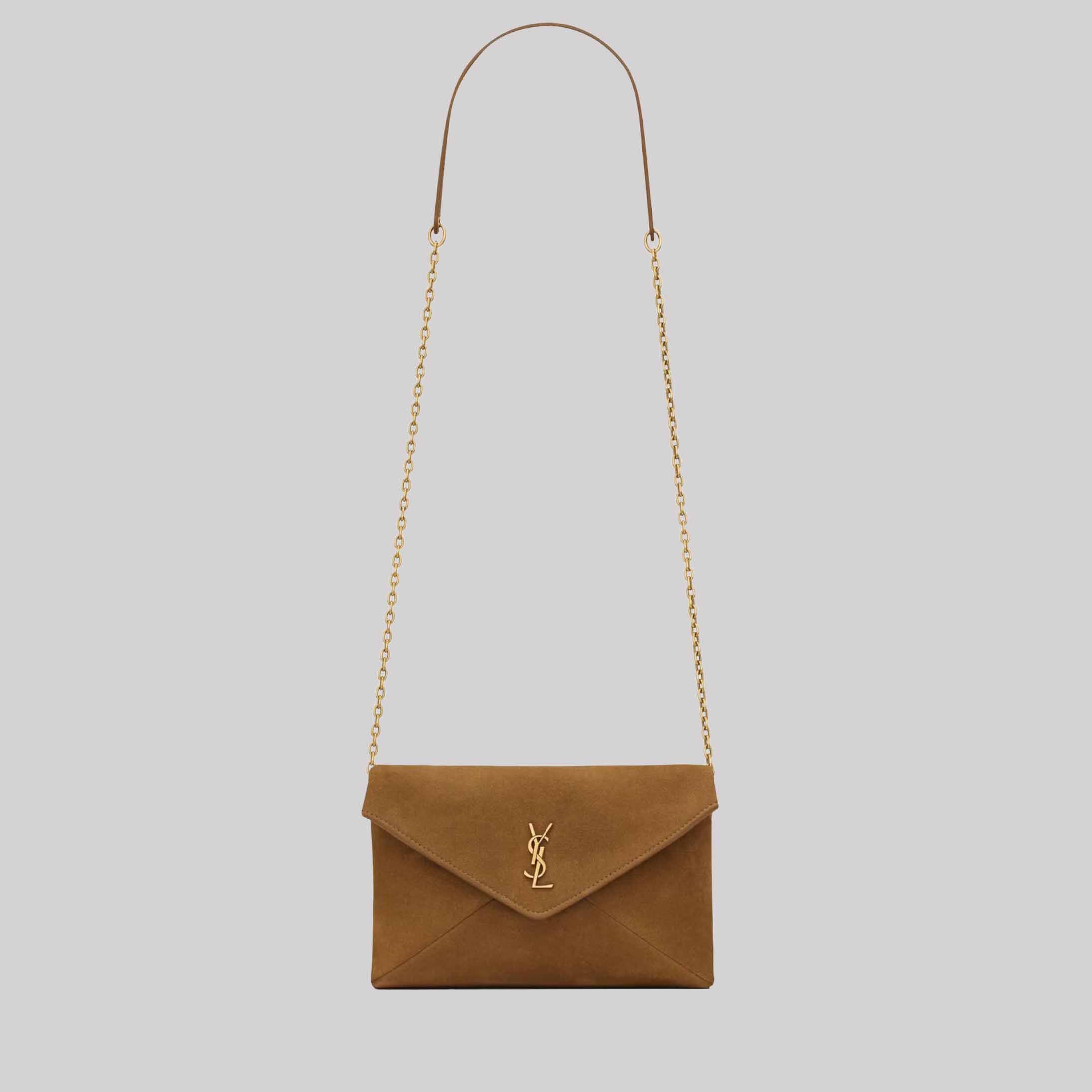 Cassandre Small Chain Pouch In Suede