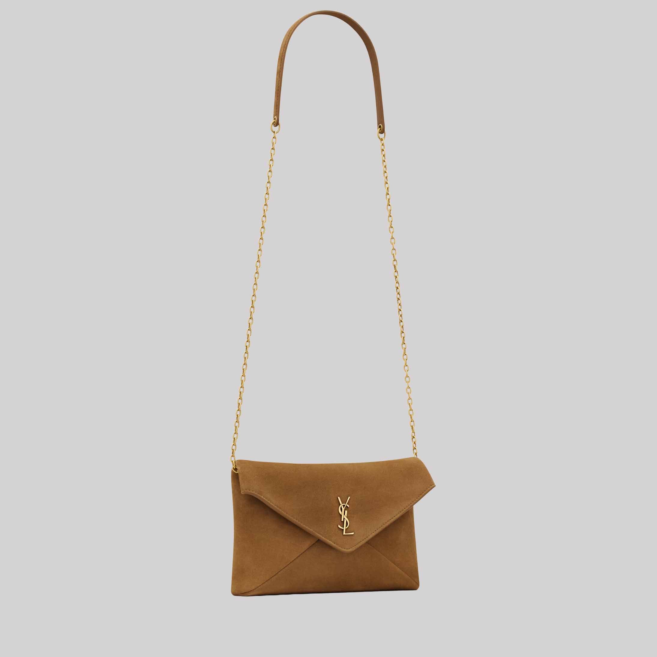 Cassandre Small Chain Pouch In Suede