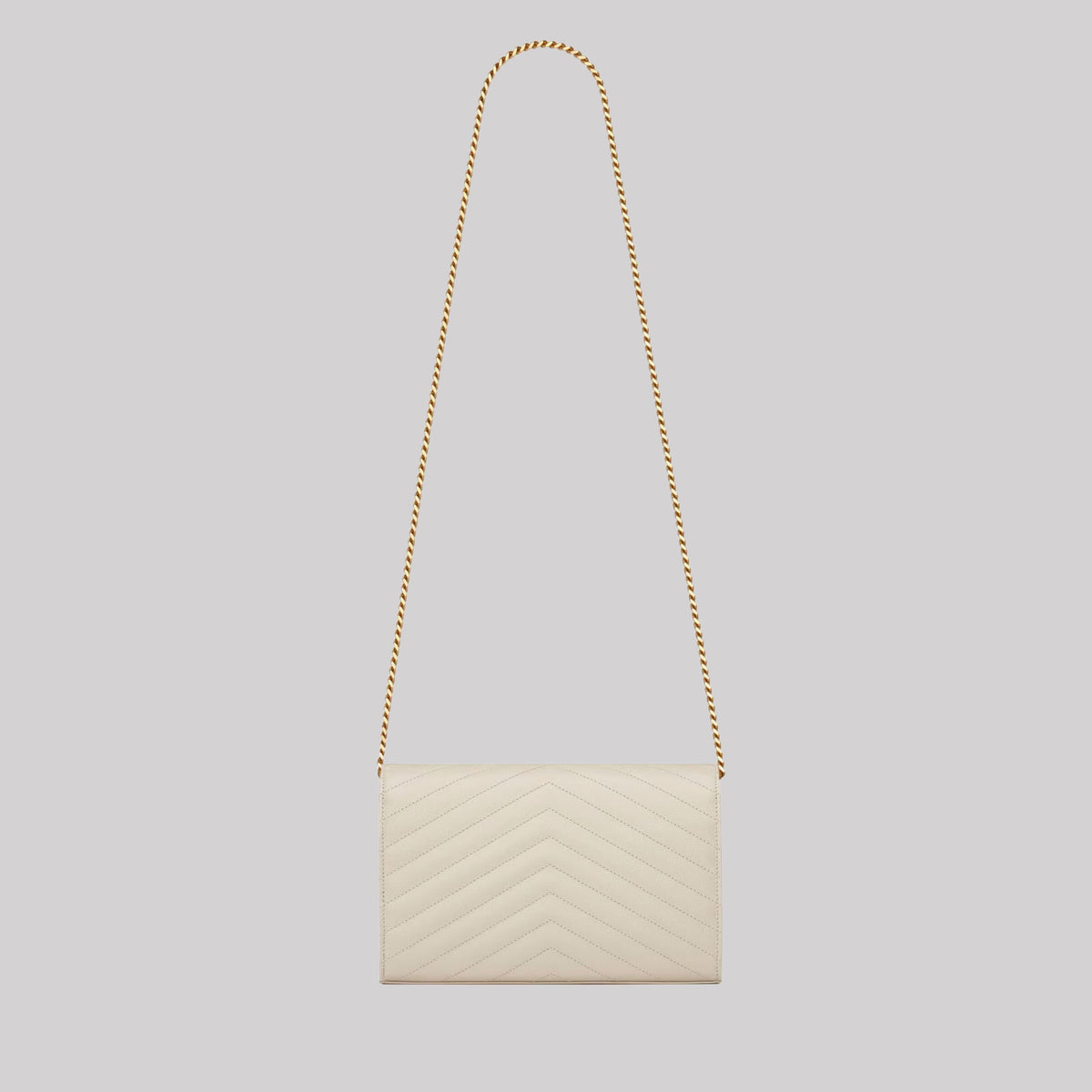 Classic Cassandre Chain Wallet In Grain De Poudre Leather
