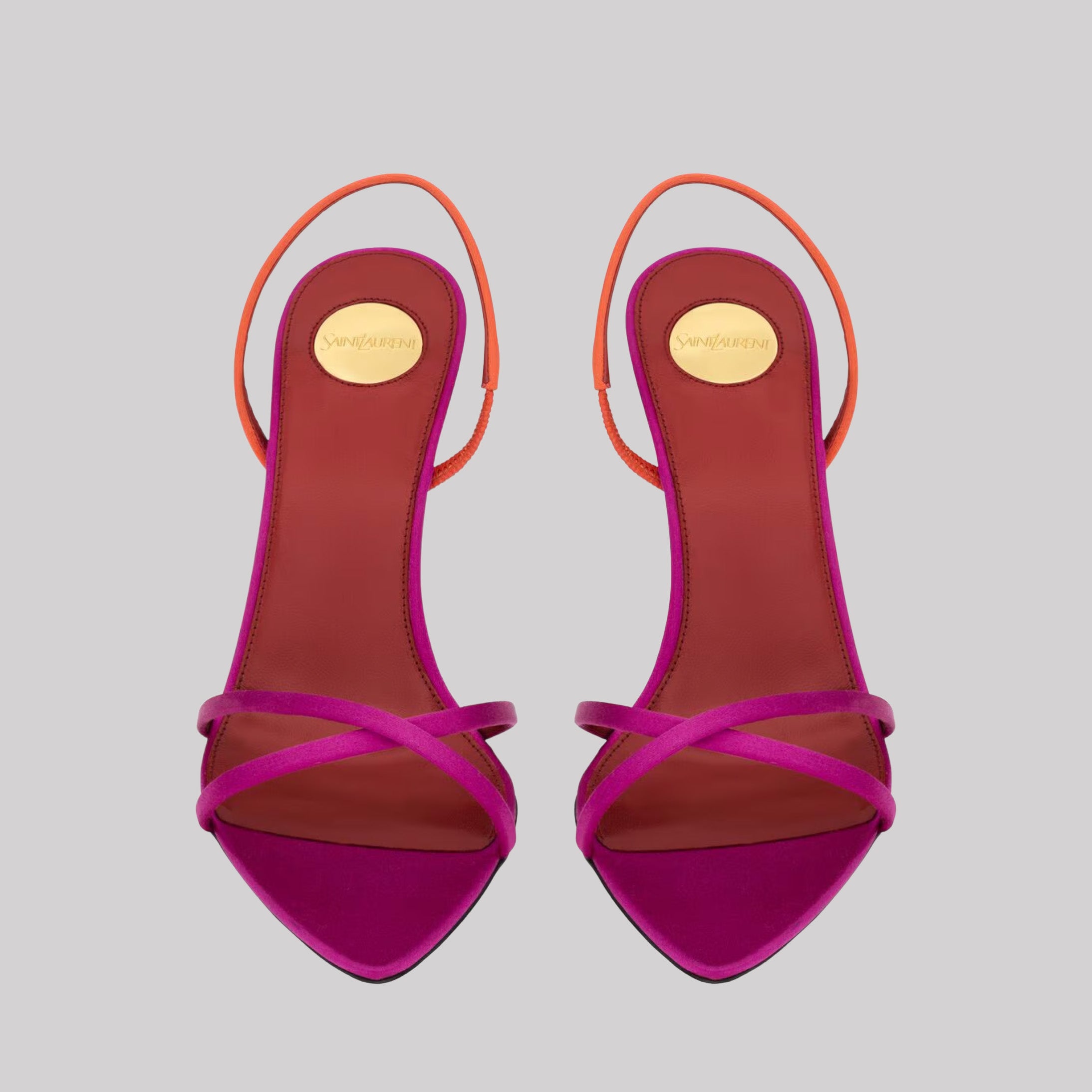 Justify Slingback Sandals In Satin Crepe
