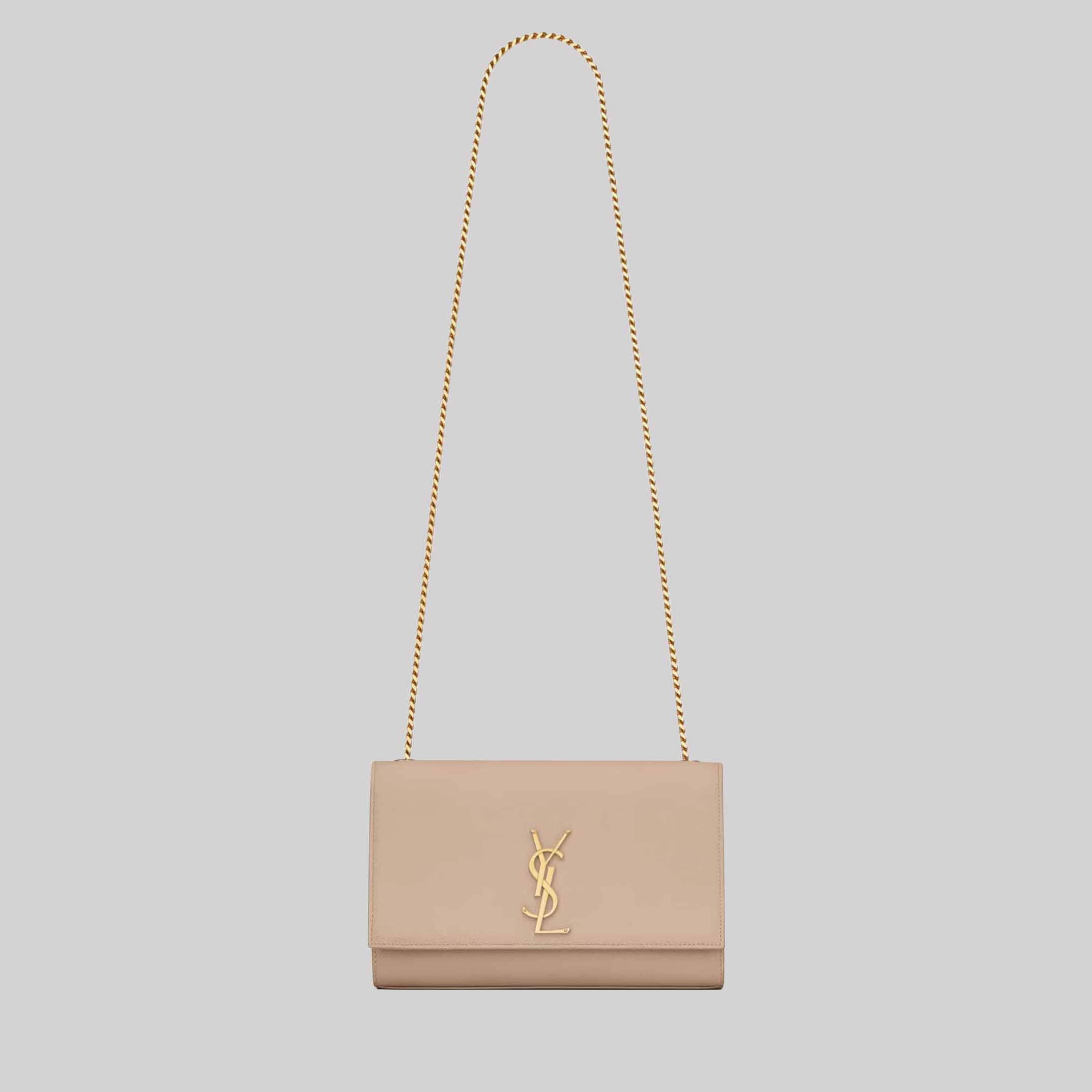 Kate Medium In Grain De Poudre Embossed Leather