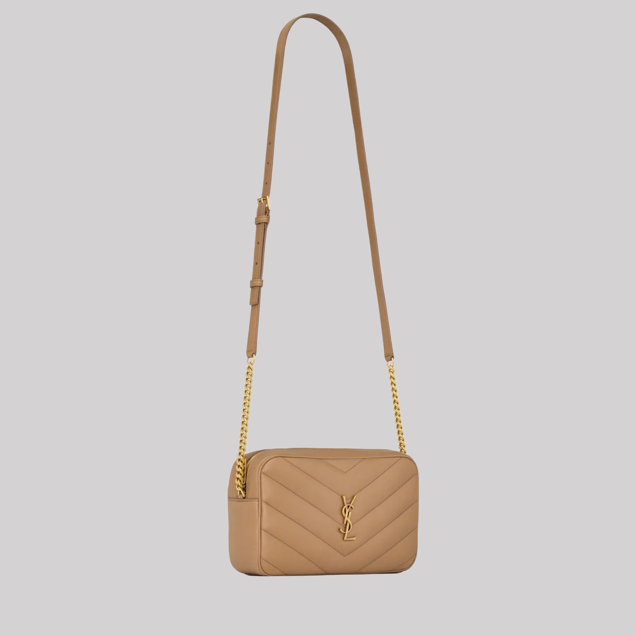 Loulou Camera Bag In Matelassé Lambskin