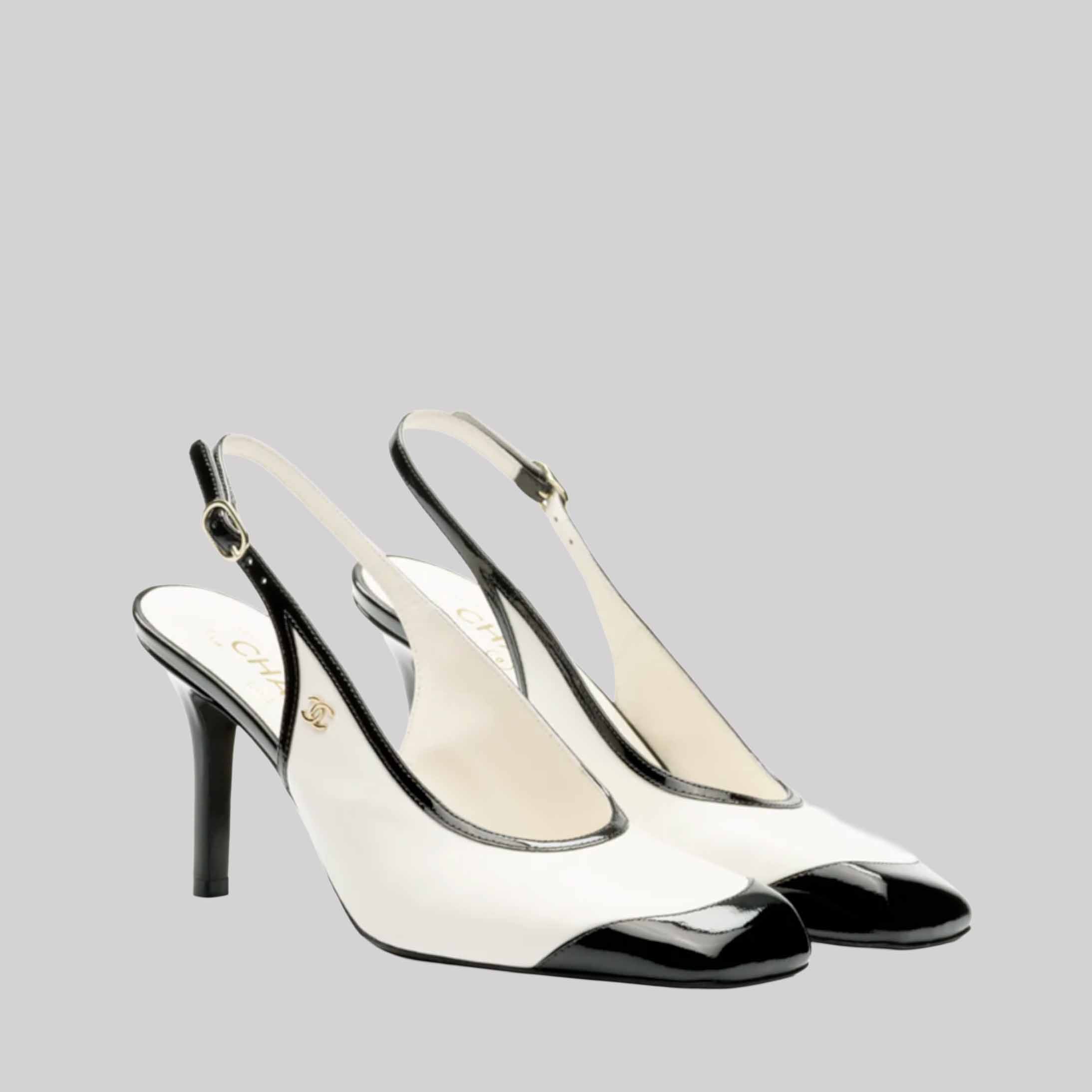 Slingbacks Lambskin & Patent Calfskin