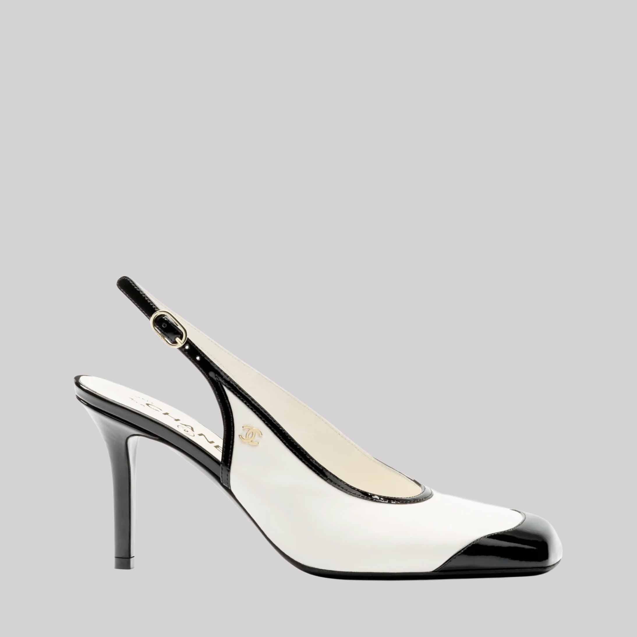 Slingbacks Lambskin & Patent Calfskin