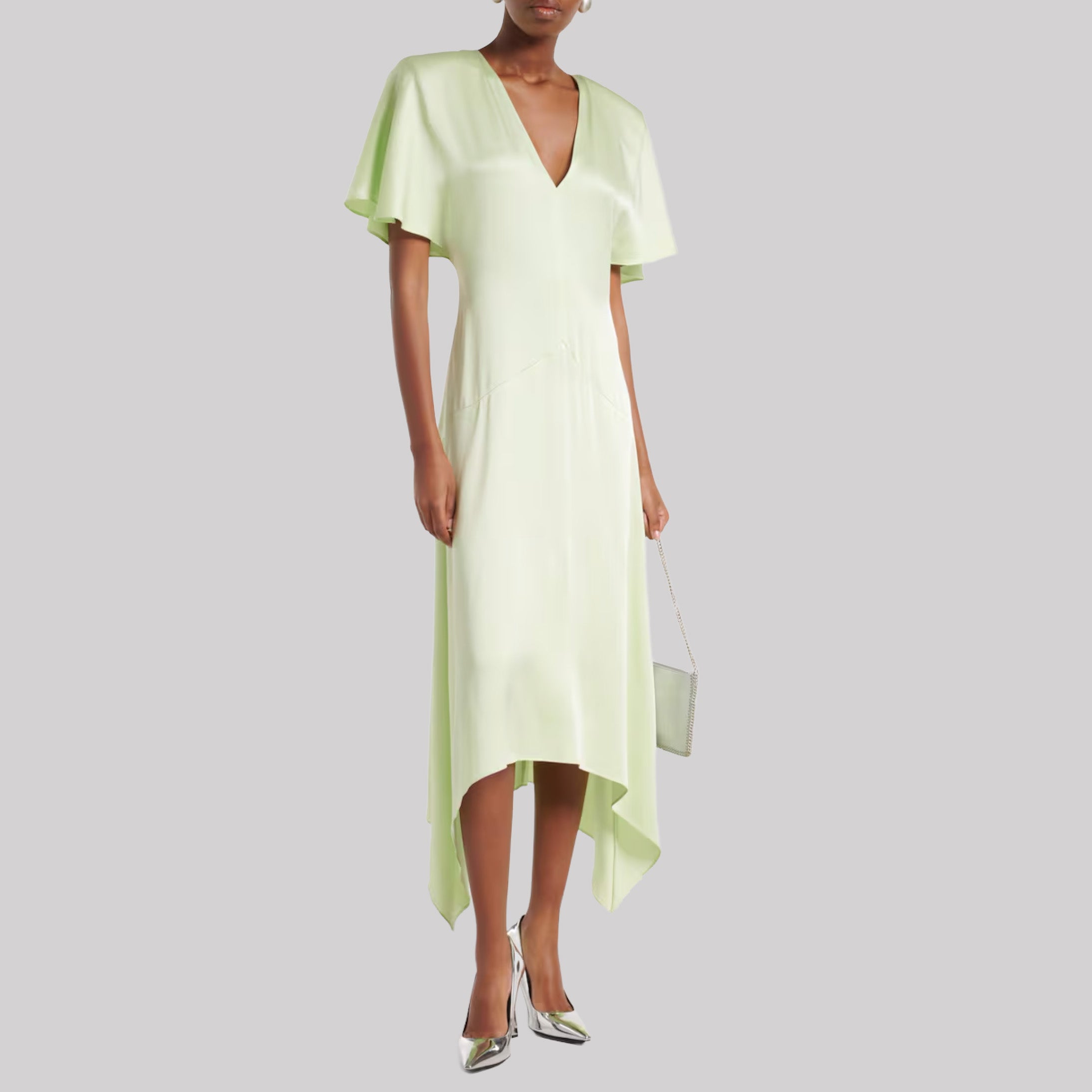Envers Satin Midi Dress