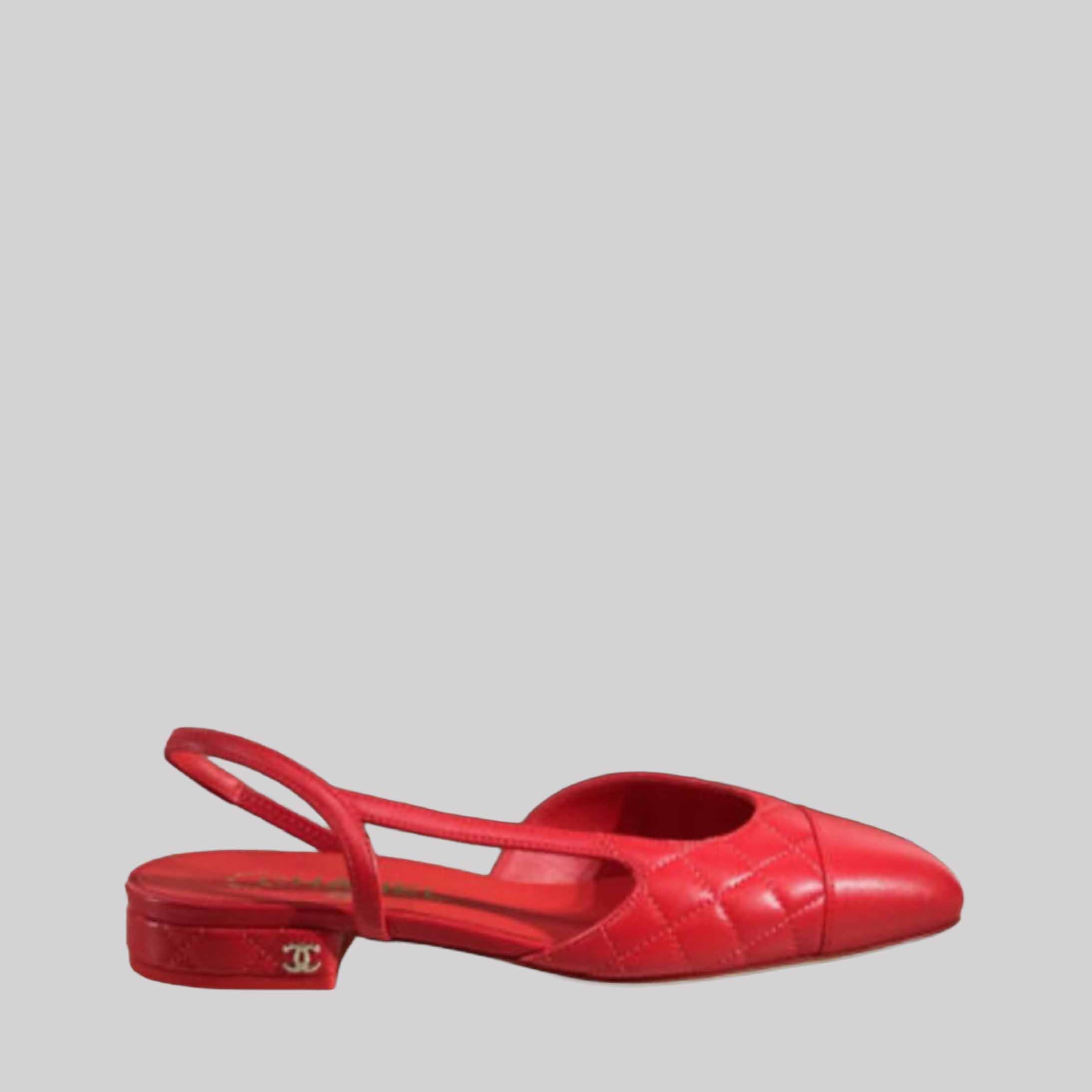 Slingbacks Flats Lambskin