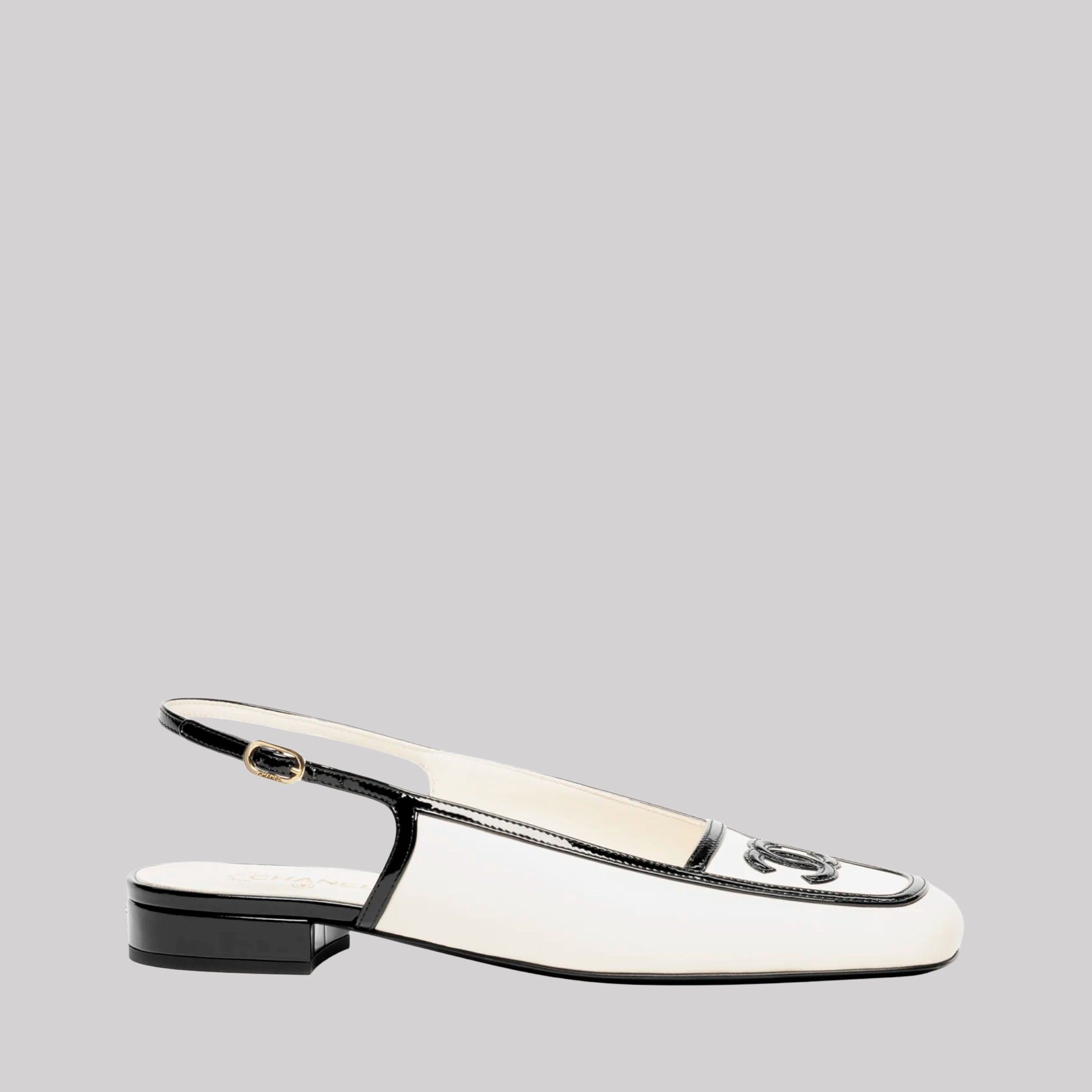 Slingbacks Lambskin & Patent Calfskin