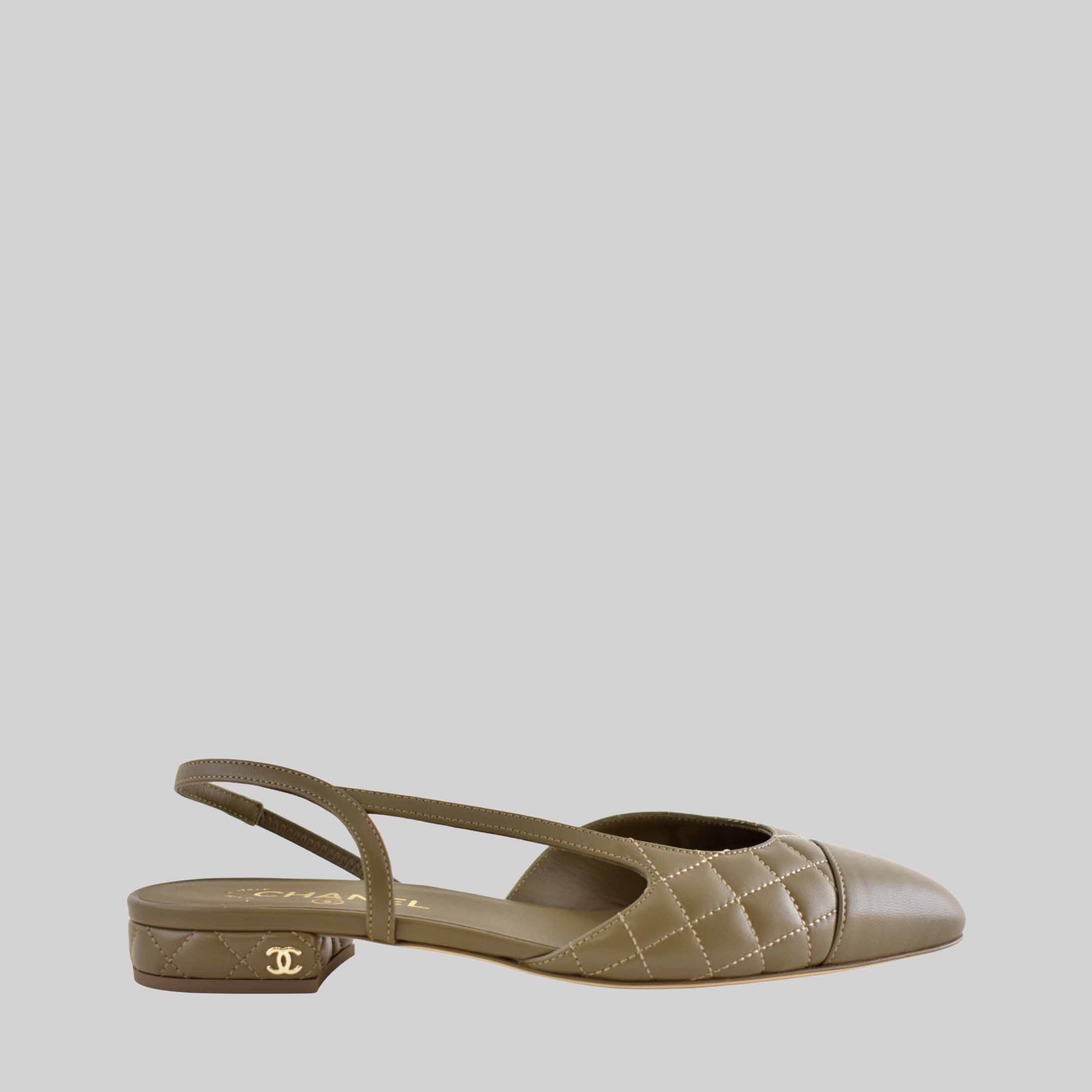 Slingbacks Flats Lambskin
