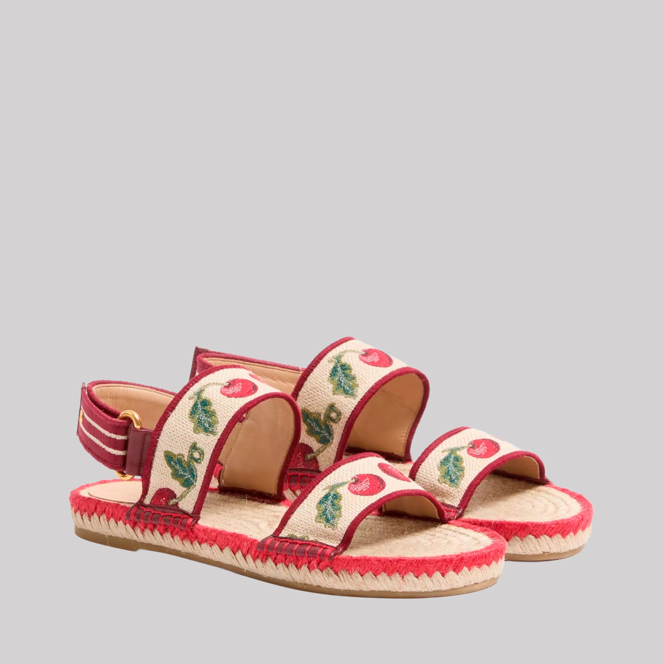 Bribri Sandal with Cherryfic Embroidery