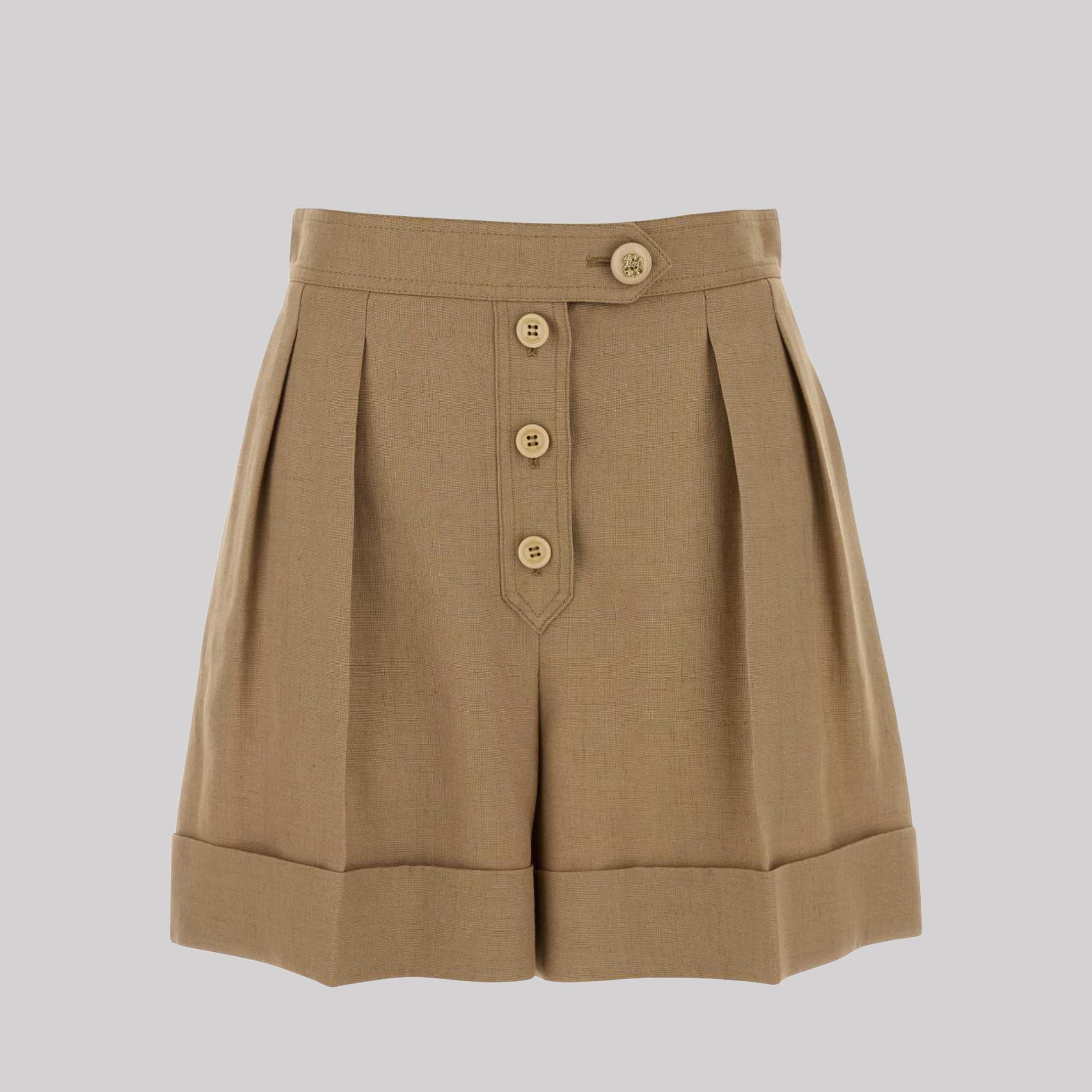 Shorts With Gathered Ankles
