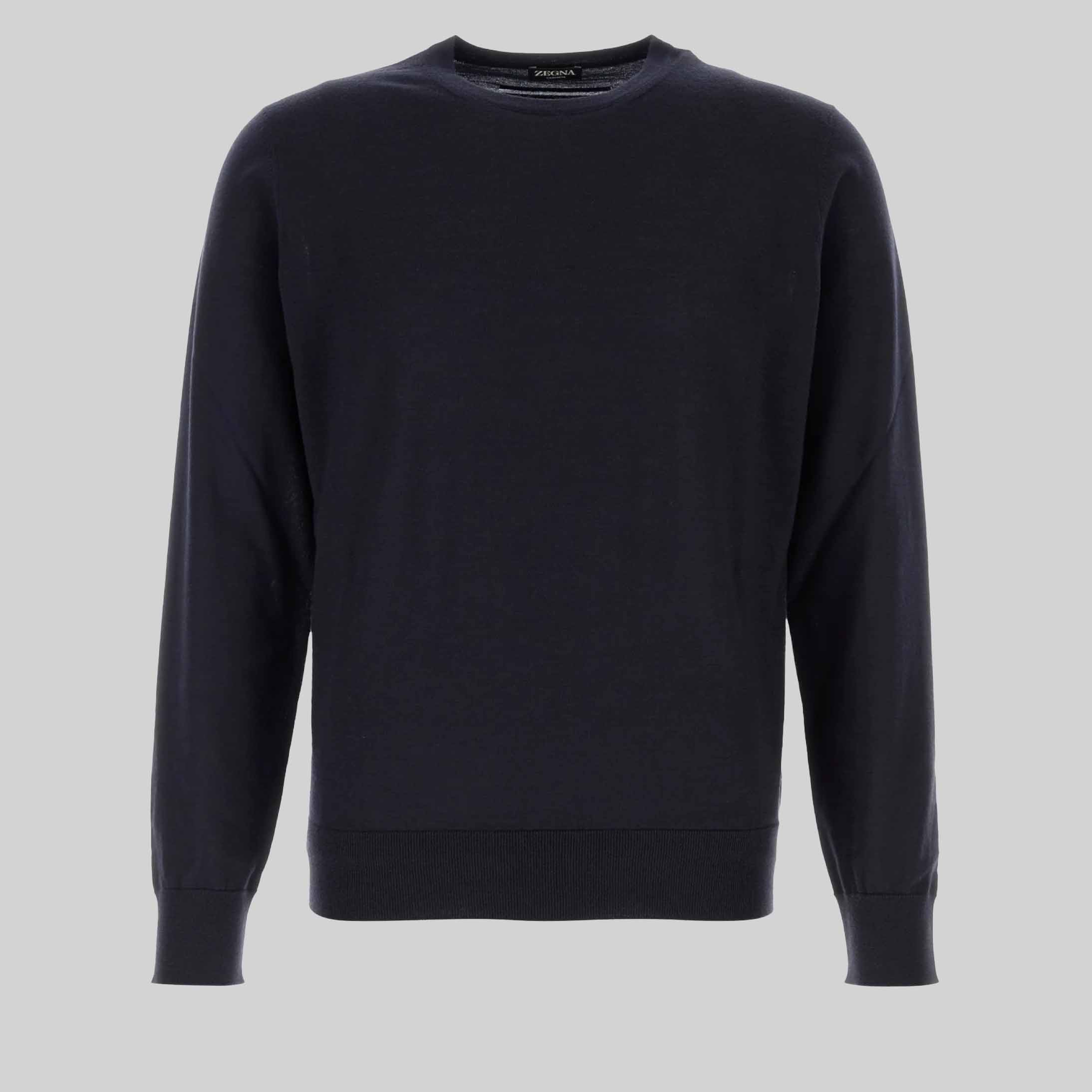 Midnight Blue Cashmere Blend Sweater